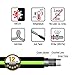 Worth Leader Garden Hose 3/4 in. x 50 ft. -No Kink, Flexible, Leakproof, Male/Female -Heavy Duty Durable 5 Layers PVC Rubber Lightweight Water Pipe for Gardening, Agriculture & Lawn Care -500PSI Burst