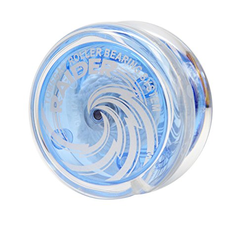 Raider blue and clear yo yo by yomega