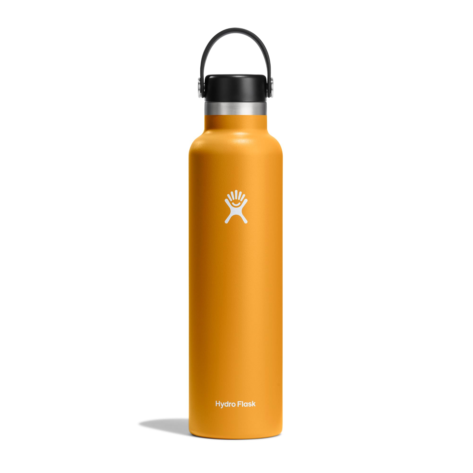 Hydro Flask - Water Bottle 709 ml (24 oz) - Vacuum Insulated Stainless Steel Water Bottle with Leak Proof Flex Cap and Powder Coat - BPA-Free - Standard Mouth - Fossil, Trillium — image 1