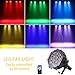 Stage Lights 36 LED, U`King Par Lights Indoor for Party Disco Wedding With 2 Remote and Sound Activated RGB Party Lights (1 Pack)