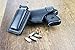 Leather Magazine Holder | Made in USA Sizes to fit virtually Any 9mm, .40, .45 or .380 Pistol Mag | Single or Double Stack | IWB or OWB | Relentless Tactical | .380 Black