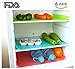 HityTech 6 Pack Refrigerator Liners, Washable Refrigerator Mats Liners Waterproof Fridge Pads Mat Shelves Drawer Table Mats 17 3/4