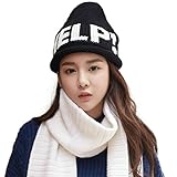 Siggi Womens Thick Wool Knit Beanie Cap Hat Winter 2 Layers Fleece Lined Warm