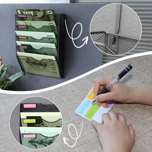 A4 mesh hanging wall file holder in tray wall file holder mail organizer magazine storage rack letter trays file organizer
