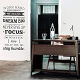 Vinyl Wall Art Decal - Work Hard Give Your Best You Can Do This - 40