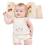 Gemini Fairy Newborn Infant Prevent From Flat Head Baby Head Support Pillow (Beige)