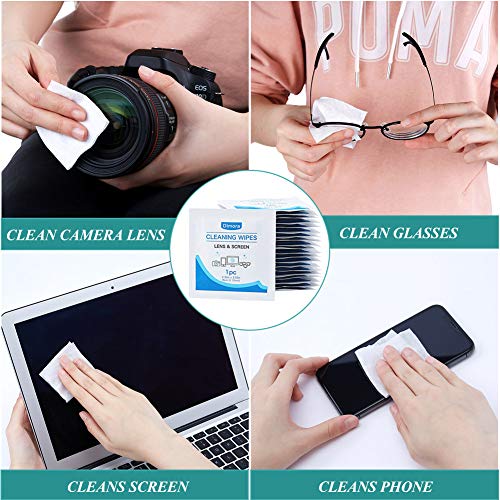 Lens Wipes Dimora Pre Moistened Lens Cleaning Cloths for Glasses