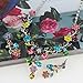 EVER FAITH Flower Leaf Necklace Earrings Set Austrian Crystal