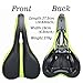 Fanzbike Cushion Gel Bicycle Bike Seat for Men - Comfortable Bike Saddle - Comfort for Road Racing,Mountain Bike,Touring,Commuting,Triathlon,Indoor Cycling
