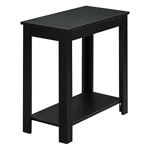 Convenience Concepts Designs2Go Baja Chairside End Table, Black