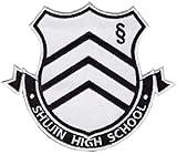 Persona Shujin High School Uniform Badge Cosplay Halloween Patch