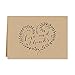 Brown Kraft Thank You Note Cards / 36 Thanks Greeting Cards Set With Brown Kraft Envelopes / 6 Bold Appreciation Designs / 3 1/2