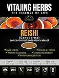Organic Red Reishi Mushroom Extract Powder (16oz / 454gm) 20:1 Concentration (Ganoderma Lucidum, Lingzhi) Pure Wildcrafted, Certified Organic, Vegan, Non-gmo, Gluten-free