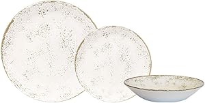 Churchill Umbria White Dinnerware Set, 18 Piece, Made In England