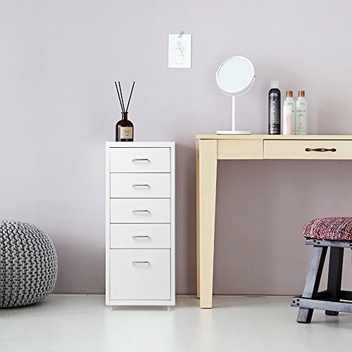 Ikayaa 5 Drawers Metal Drawer Filing Cab Buy Online In Faroe Islands At Desertcart