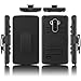 LG G Stylo Case, EC™ Hybrid Holster Case, Dual Layers Armor Case with Kickstand and Locking Belt Swivel Clip for LG G Stylo/LG G4 Stylus/ LG LS770 (Black)