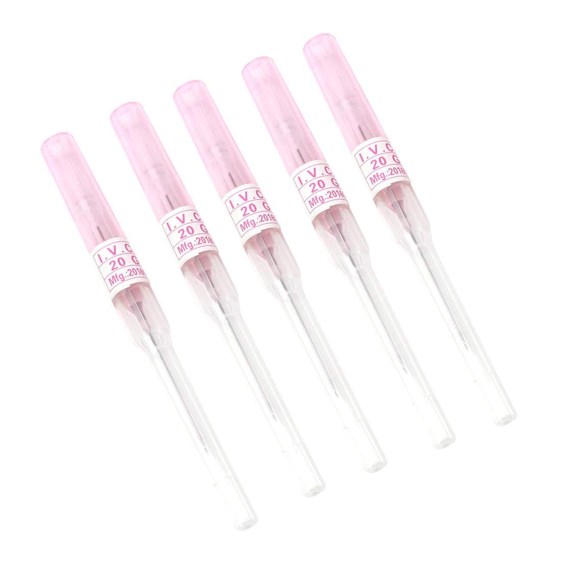 Ear Nose Piercing Needles - Huacan 5pcs 0.8mm Catheter Needles Kit Piercing Sterilized for IV Start Kits,Body Piercing Tools