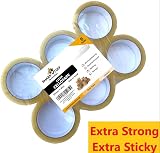 Homebay 6 Pack Clear Packing Tape 24mm x 40m Extra Long Strong Adhesive view 4
