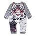 Lovely Newborn Kids Baby Boy Girl Infant Tiger Print Jumpsuit Rompers (Size:24M, Gray)