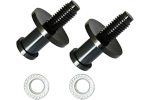 BOATSHIP 2PCS 38427 11570162 Tailgate Door Lock Latch Striker Bolt with Nuts Compatible with GMC Chevy Chevrolet Hummer Silverado 1999-2019 Sierra 1500 2500 3500 Avalanche Cadillac Escalade