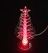 ZERO121 Colorful Christmas Tree Mini Christmas Tree USB Christmas Tree Mini USB Powered 7 Colors Fiber Optic Seasonal Decorative Christmas Tree(Color Changing) (Microfiber)