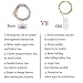 LED String Lights, Jeasun Candle Indoor/Ourdoor Micro LED Lights, 2m/6.5ft,Warm White Color, Battery Operated, Holiday DIY Decor Fairy Lights for Halloween Xmas New Year