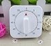 Demarkt Mechanical Kitchen Timer/60 Mins/White