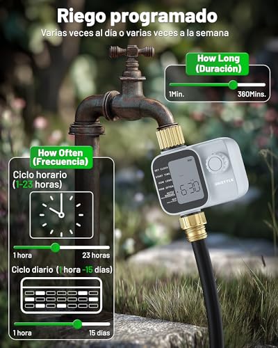 Unistyle Irrigation Programmer | New Edition 2026: Automatic Garden Irrigation Timer, Simple and Intuitive Handling, High Strength Brass Connection, Flexible Irrigation Programs