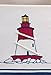 Clever Creations Lighthouse Nautical Collapsible Storage Organizer Cube Folding Storage Organizer for Nautical Themed Rooms | Perfect Size Storage Cube for Books, Shoes, Games