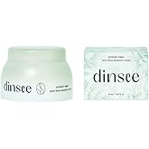 DINSEE Premium Vegan Snow Lotus Moisturizer - Lightweight Plumping Facial Cream with Hyaluronic Acid, Strengthen Skin's Moisture Barrier, Vegan Skincare, Anti-Aging Cream, 50ml / 1.69 fl oz