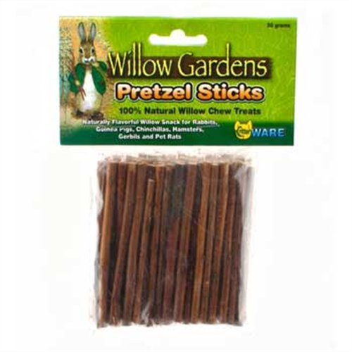 Ware Manufacturing Willow Critters Pretzel Sticks Small Pet Chew