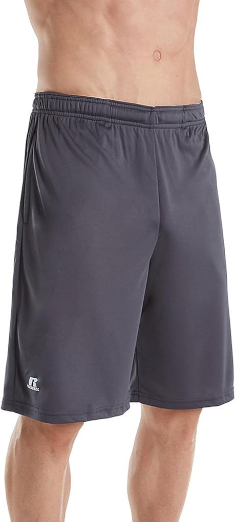 Russell Athletic Men's Standard Dri-Power Performance Short with Pockets: Clothing