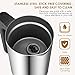 Aicok Milk Frother, Milk Steamer with New Foam Density Feature, Electric Milk Frother and Warmer for Latte, Cappuccino, Hot Chocolate (FDA Approved)