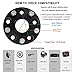 YITAMOTOR Wheel Spacers 5x5 Compatible for, Forged Hubcentric 2 inches Wheel Adapters, SGS Approved, for 2007-2017 Wrangler JK JKU, 1999-2010 Grand Cherokee WJ WK, 2005-2010 Commander XK