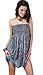 YiYaYo Womens Sexy Bohemian Vintage Strapless Summer Tube Top Dress Beachwear