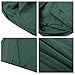Weanas 2 Person Lightweight Warm Roomy Combed Cotton Sleeping Bag Liner, Double Travel Sheet Sleep Sack, Rectangular 86.6” X 63”, Comfortable, for Travel, Youth Hostels, Picnic (Olive Green)