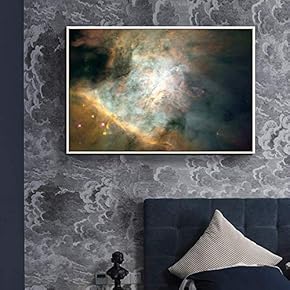 Floating Framed for Living Room Bedroom Galaxy Star...