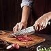 TooSharp Chef's Knife - Japanese AUS-10V Damascus 67 Layers - Classic Series H Gyuto - Vacuum Treated - Handmade Hammered Finish - 8