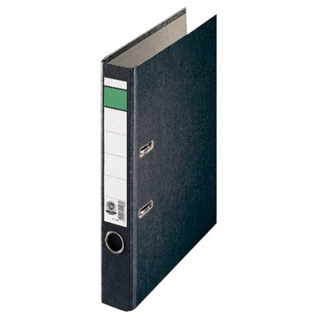 Standard folder, green bar, with slots, A4, narrow, black, 221408, 1 piece