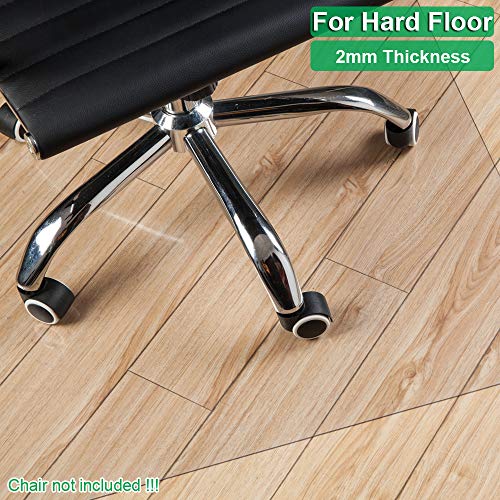 Kuyal Office Chair Mat for Hardwood Floor, 30'' x 48'' Rectangle