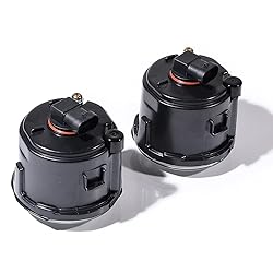 Left Right Real Glass Lens XML2 LED Fog Light Kit