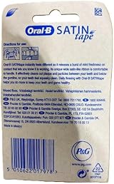 Oral-B Satin Tape Mint 25M 12 Pack Dental Floss 1 Count view 2