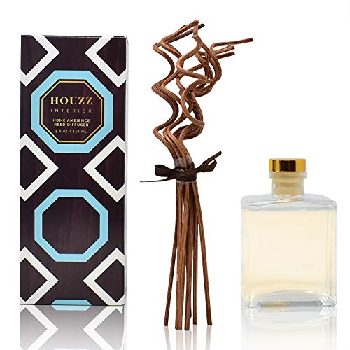 HOUZZ Interior Coconut & Vanilla Bean Reed Diffuser Oil and Scent Sticks Gift Set - Coconut, Lily of the Valley, Cedar and Vanilla Home Fragrance - No Sulfates or Parabens - Made in the USA - Thumbnail 5