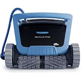 Dolphin (Upgraded 2026) Nautilus Titan Wi-Fi Automatic Robotic Pool Vacuum Cleaner Waterline Scrubbing, Multi-Layer Filtration, Ideal for Inground Pool up to 50 FT in Length