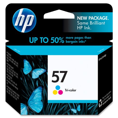 HP 57 Tri-color Original Ink Cartridge (C6657AN)