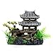 HenryDong Chinese Ancient Water Towns Aquarium Décor Ornaments, Resin Fish Tank Decorations Hideout Castle 8″, Hand Painted with Realistic Details Treethumb 1