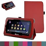 Kurio Xtreme 2 Case,Mama Mouth PU Leather Folio 2-Folding Stand Cover for 7