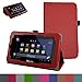 Kurio Xtreme 2 Case,Mama Mouth PU Leather Folio 2-folding Stand Cover for 7