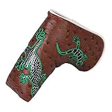 Golf Putter Head Covers Synthetic Leather Lizard Headcover Gecko Putter Cover For Scotty Cameron Odyssey Blade