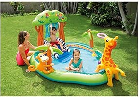 intex pirate play center inflatable pool with sprayer